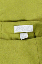 Chartreuse Woollen Skirt M