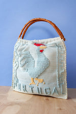 Textural Portugal Rooster Tote