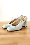 Robin's Egg Blue Slingbacks 9.5