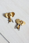Bronzed Elephant Earrings