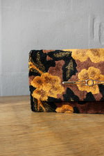 Amber Tufted Tapestry Clutch