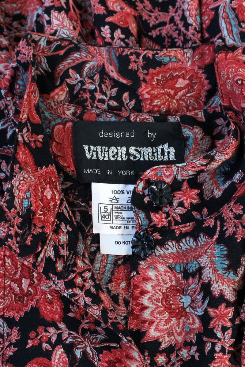 Vivien Smith Butterfly Floral Dress S/M