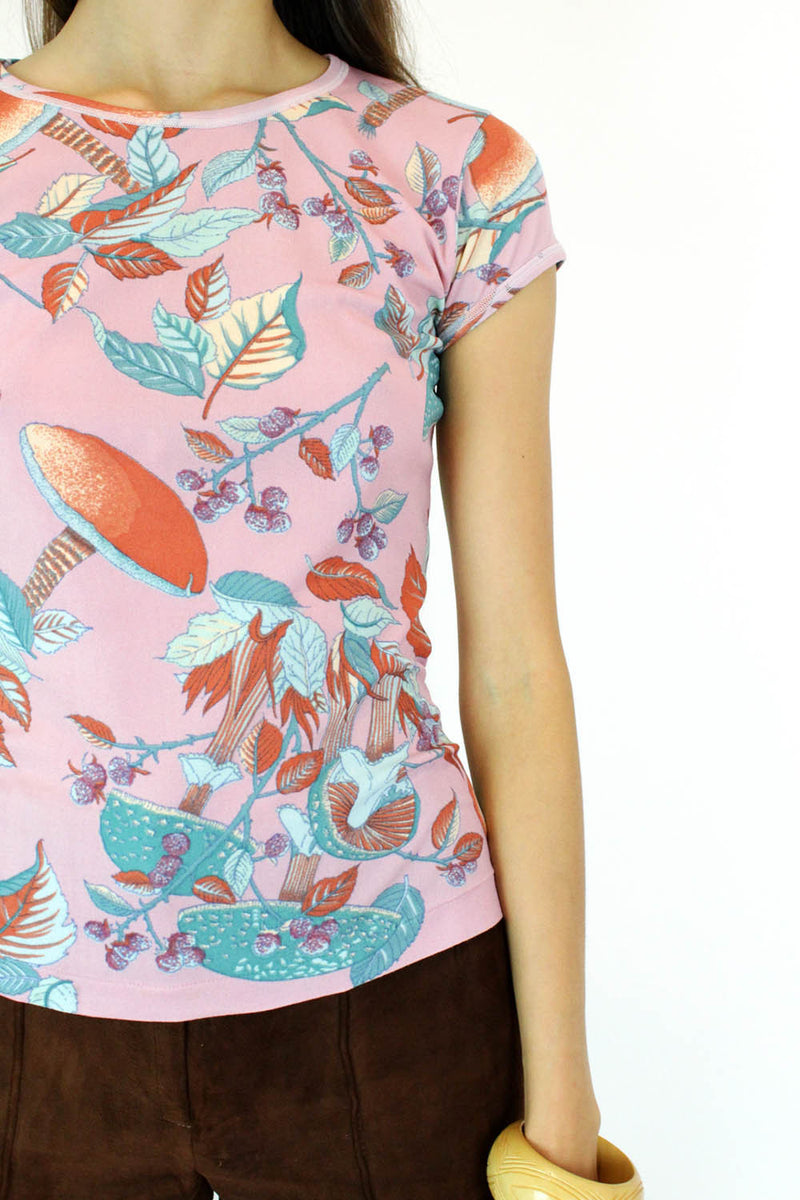 vintage novelty print shirt