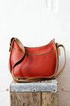 Red Trimmed Coach Bag