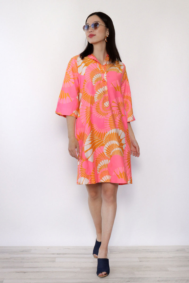 Ogust Technicolor Cotton Dress XS-M