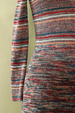 Cozy Striped 70s Sweaterdress XS/S