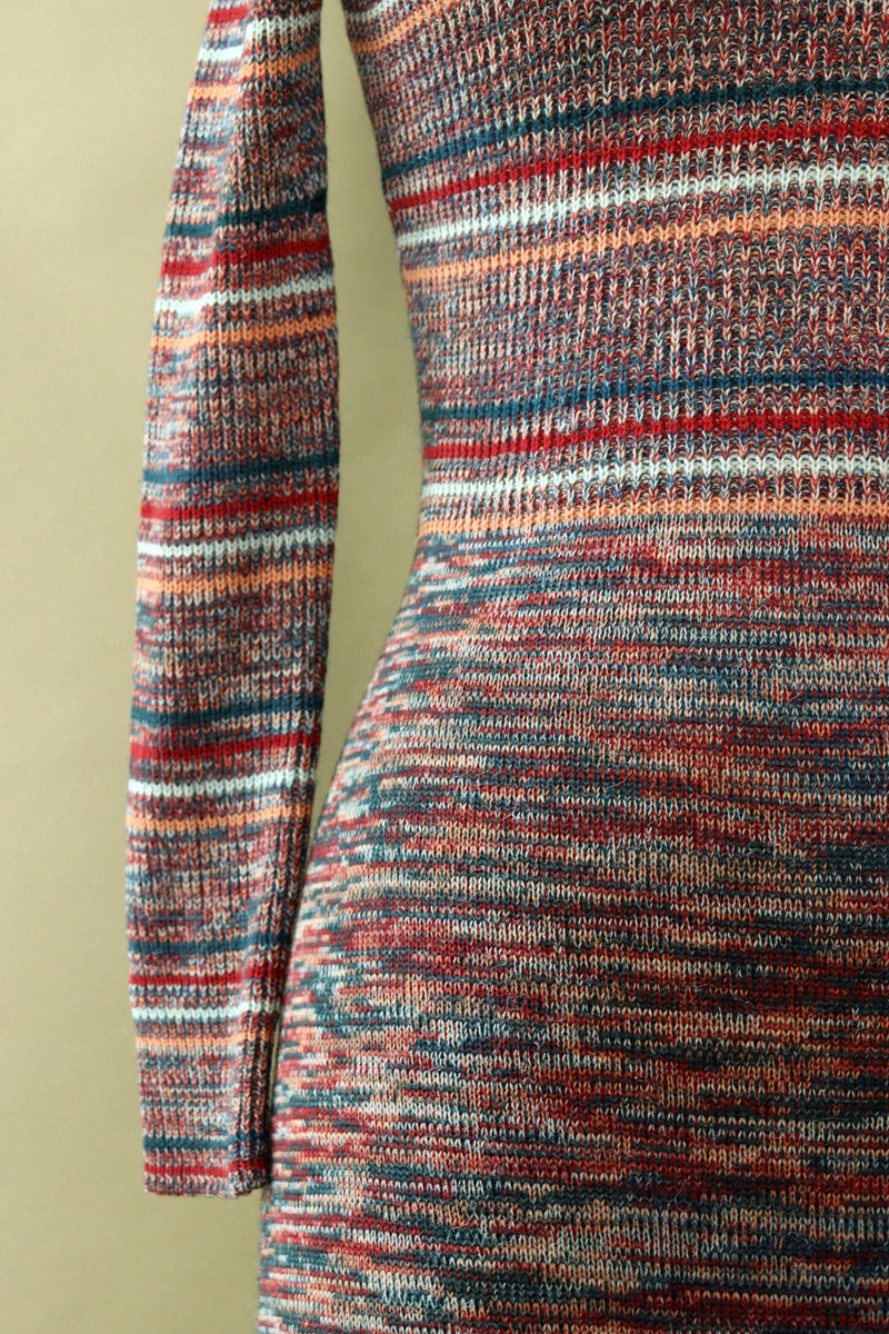 Cozy Striped 70s Sweaterdress XS/S