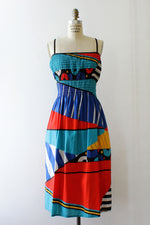 Oscar De La Renta Graphic Sundress L/XL