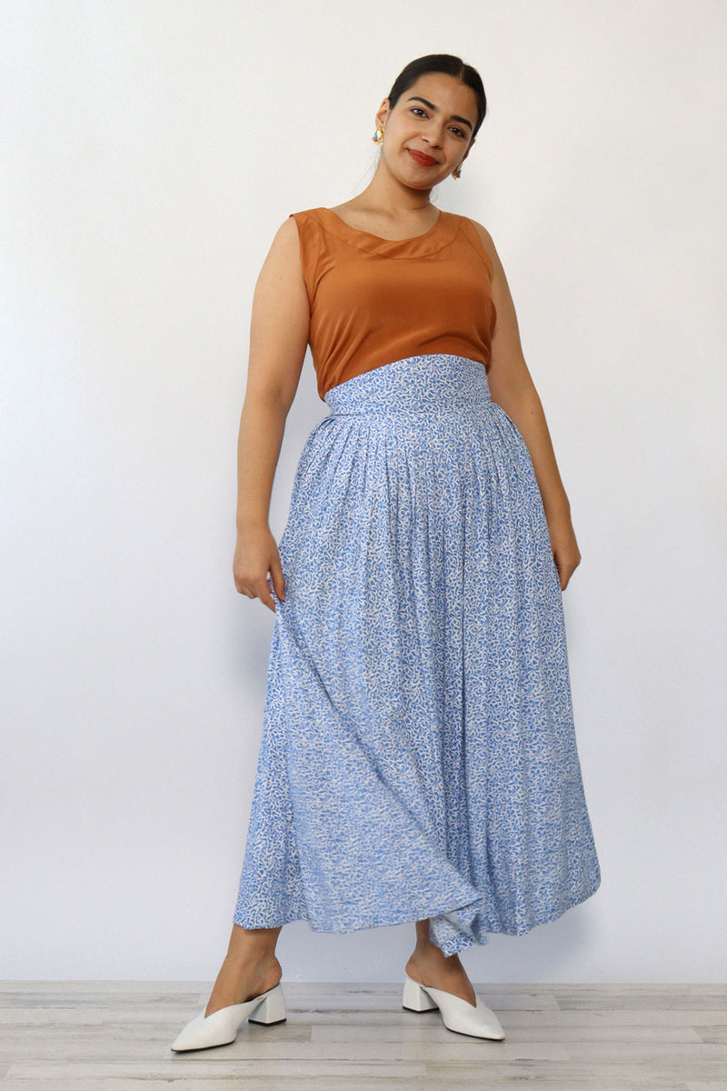 Krizia Yoked Waist Skirt L