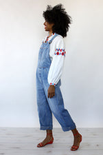 Light Wash Sears Overalls S/M