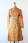 Carlye Bronzed Brocade Dress M/L