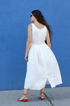 Ivory Buttonback Dress S/M