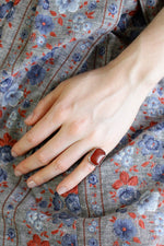 Brick in Silver Ring