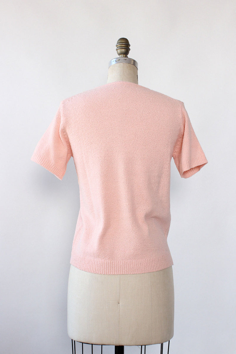 Candy Pink Floral Knit S/M