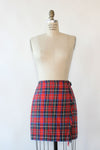 Classic Plaid Fringe Mini M/L