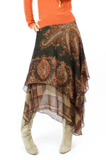 Ralph Lauren paisley dream skirt S/M