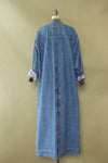 Suede Trim Denim Duster M/L