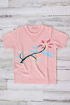 Candy Pink Floral Knit S/M