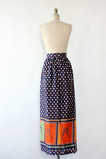 Sail Away Maxi Skirt M