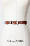 Beaded Leather Belt