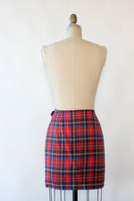 Classic Plaid Fringe Mini M/L