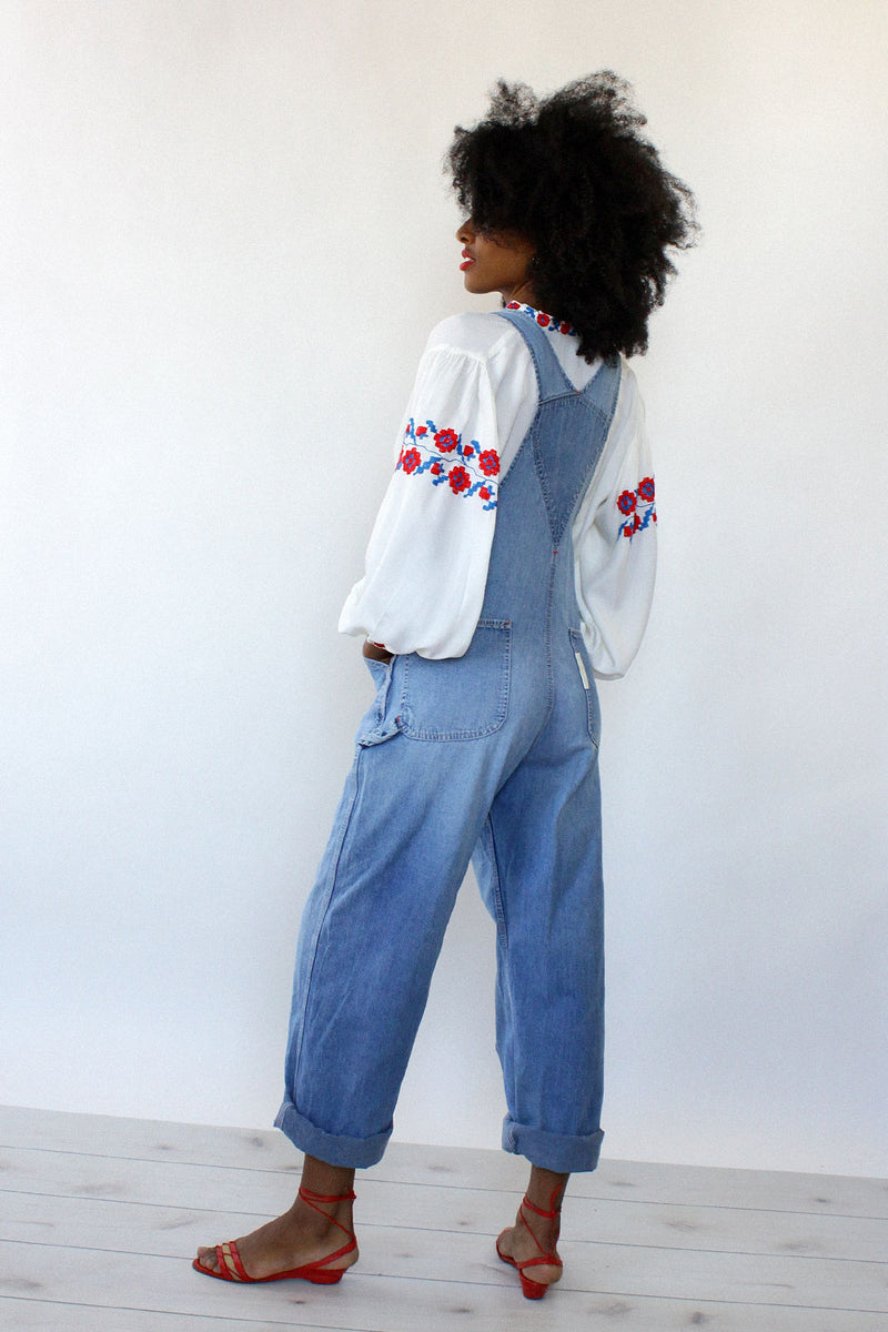 Light Wash Sears Overalls S/M