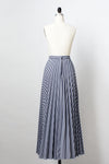 Accordion Sweep Maxi Skirt XS