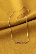 Stacy Nameplate Necklace