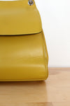 Chartreuse Bally Leather Purse