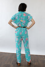 Turquoise Crayola Jumpsuit S/M