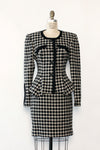 Checkered Hourglass Cutout Suit XS/S