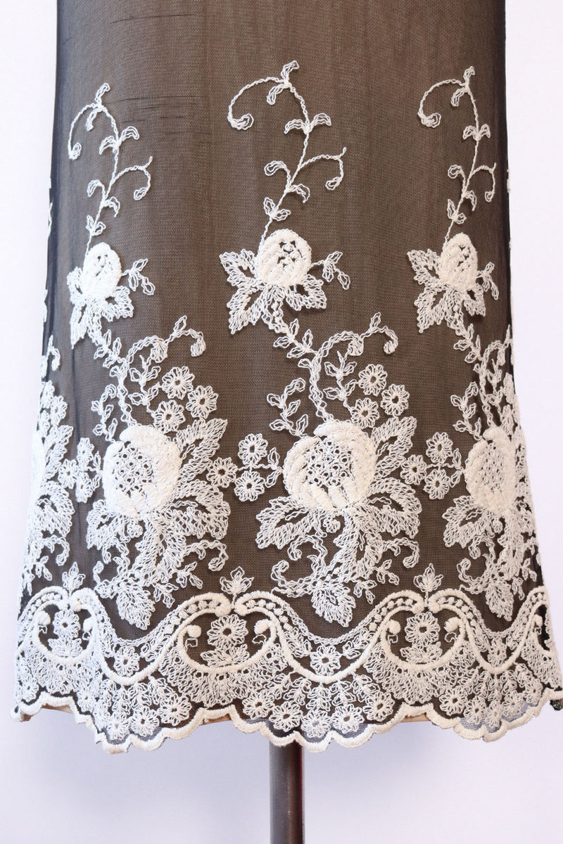 Francesca Layered Mesh Slipdress S/M-M