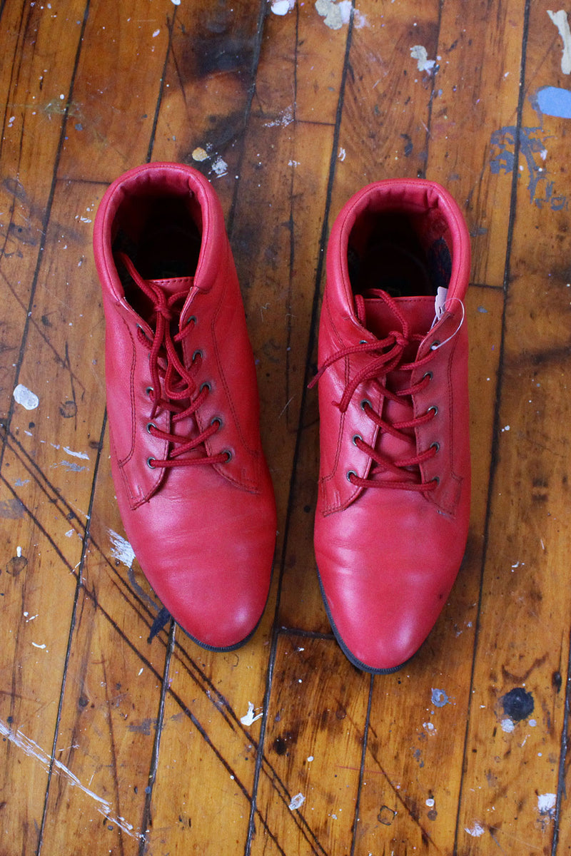 Fire Ball Ankle Boots 8-8 1/2