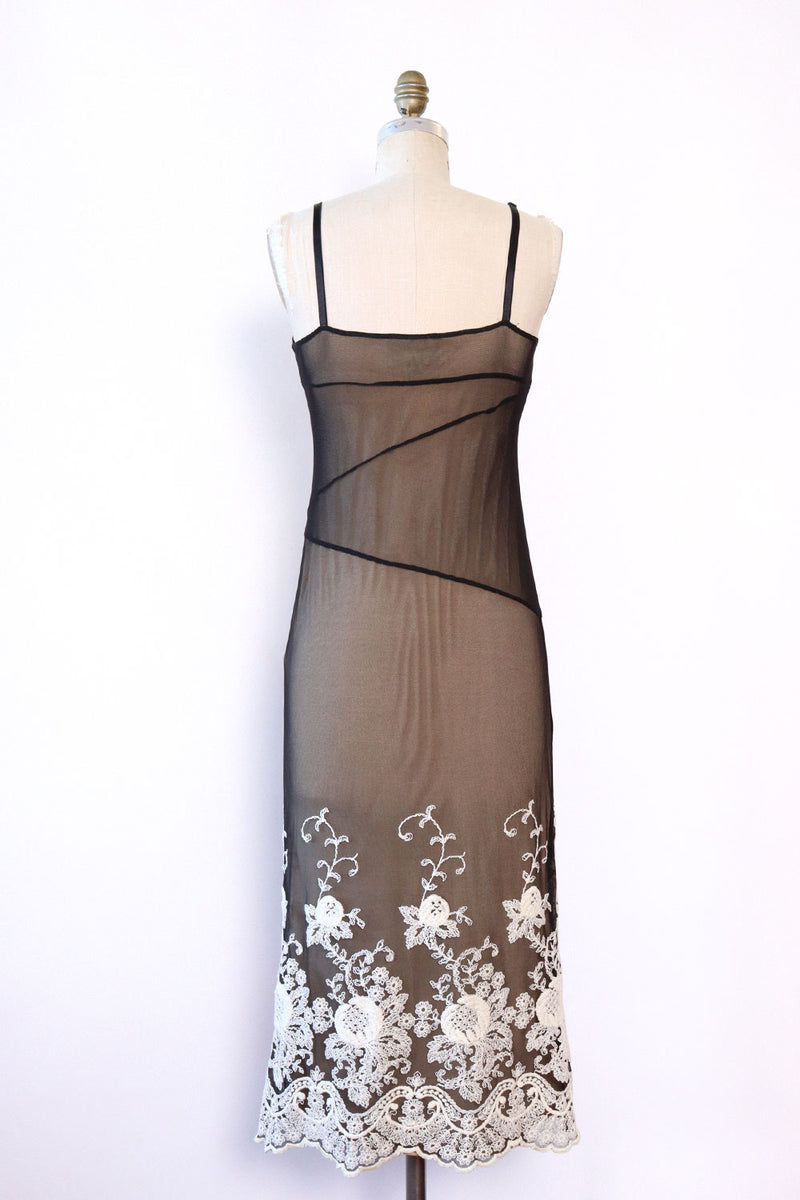 Francesca Layered Mesh Slipdress S/M-M