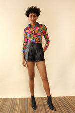 Leafy Collared Bodysuit S/M