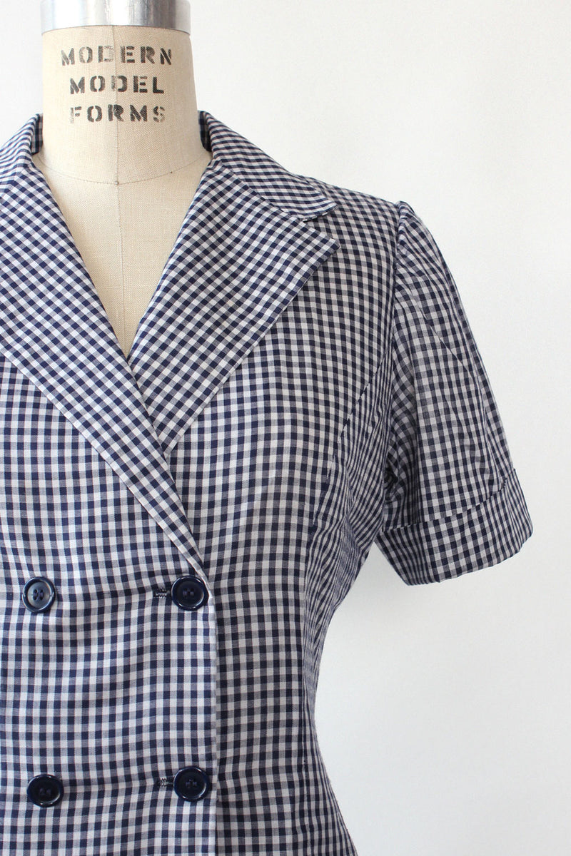 Leslie Gingham Top M