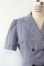 Leslie Gingham Top M
