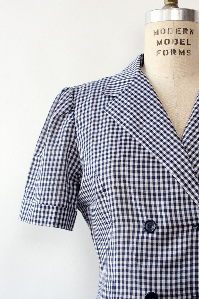 Leslie Gingham Top M