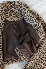 Leopard Faux Fur Chubby XS/S
