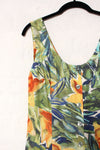 Tropical Crop Flare Jumpsuit S/M