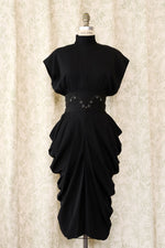 Nicole Miller Studded Belt Pleat Dress XS/S