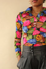 Leafy Collared Bodysuit S/M