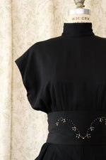 Nicole Miller Studded Belt Pleat Dress XS/S