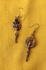 Winged Lady Drop Earrings