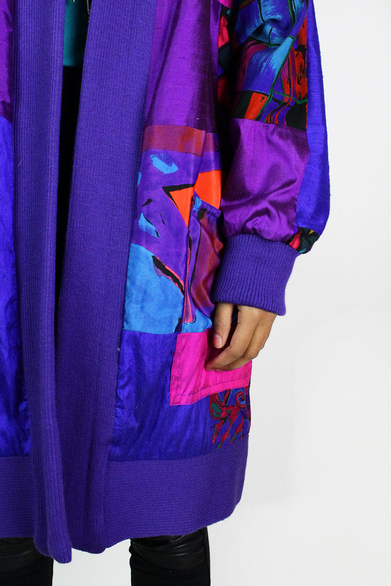 Silk Collage Jacket OS