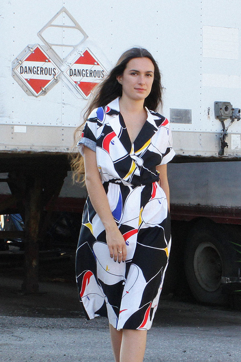 Abstracted Lily Dress S/M