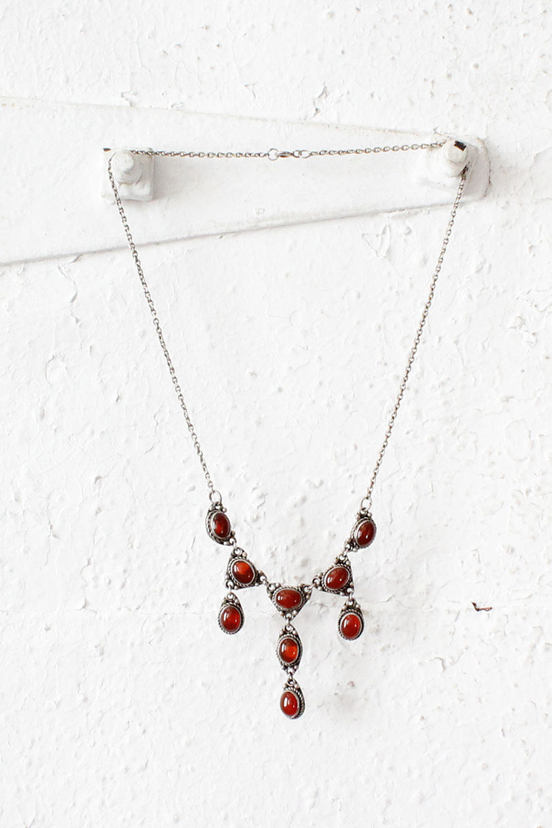 Agate Chandelier Necklace