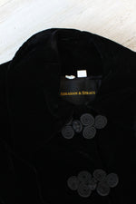 Straus Velvet Maxi Coat S