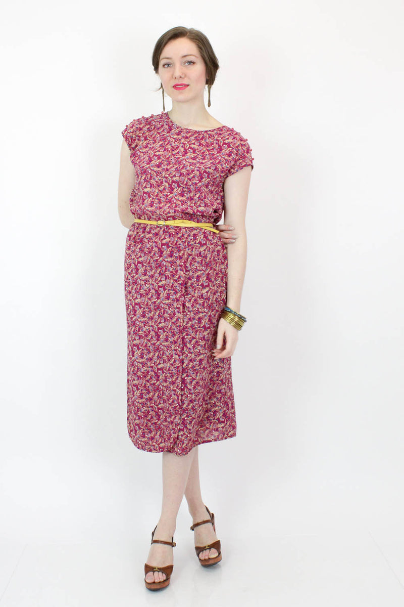 Flight of Fuschia Dress M