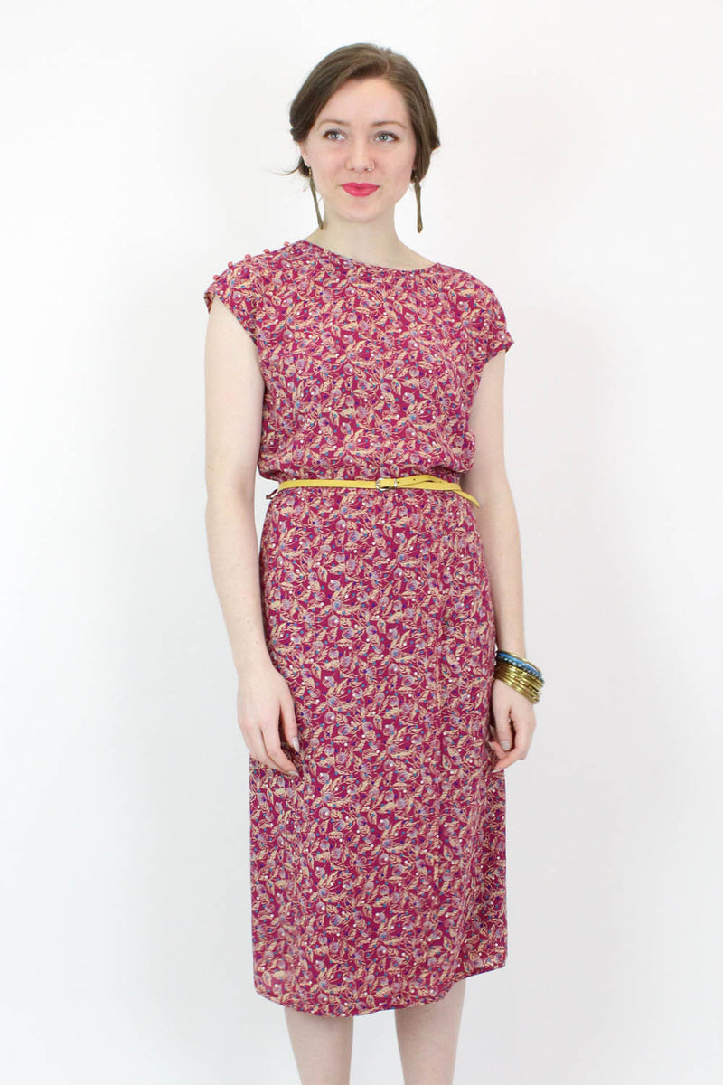 Flight of Fuschia Dress M